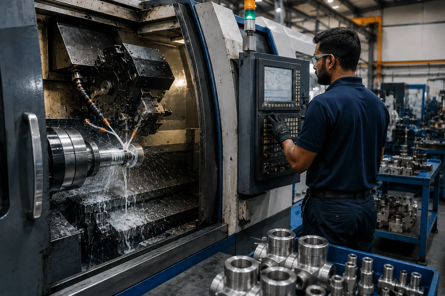 High-Precision Multi-Axis CNC Machining of Valve Components