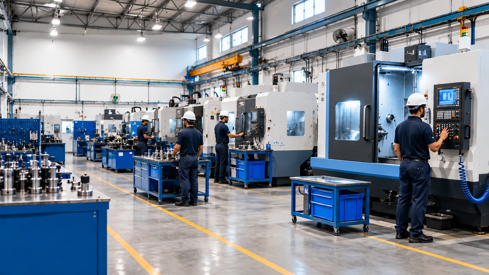 Jeetan Fluid Power Mumbai Manufacturing Facility Floor