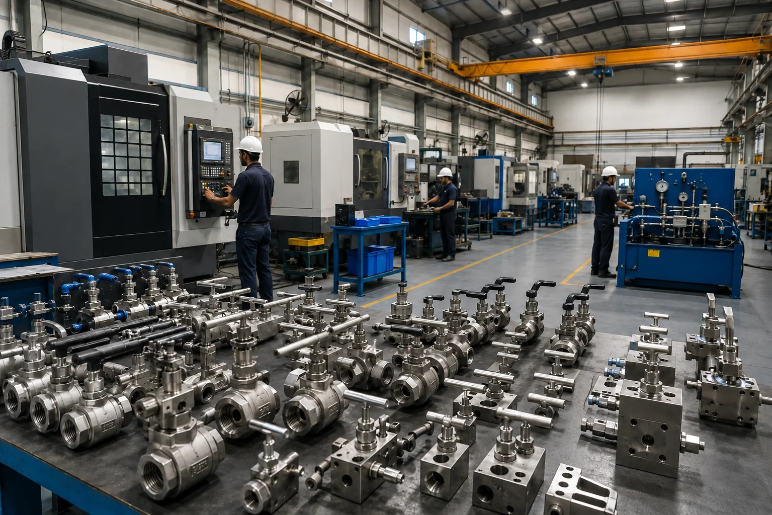 Jeetan Fluid Power Mumbai Manufacturing Facility Floor