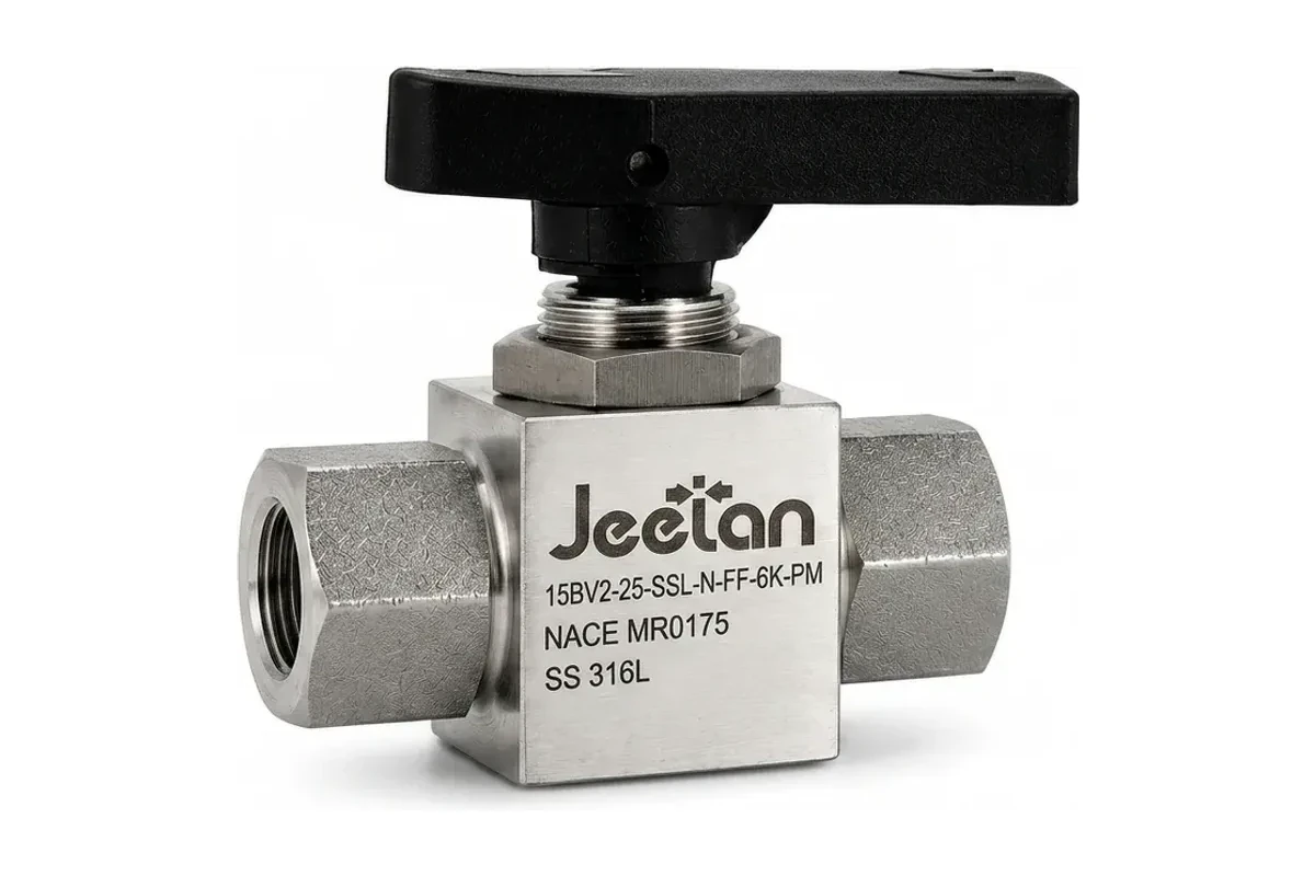 Jeetan Fluid Power 2-Way High-Pressure Ball Valve 15BV2