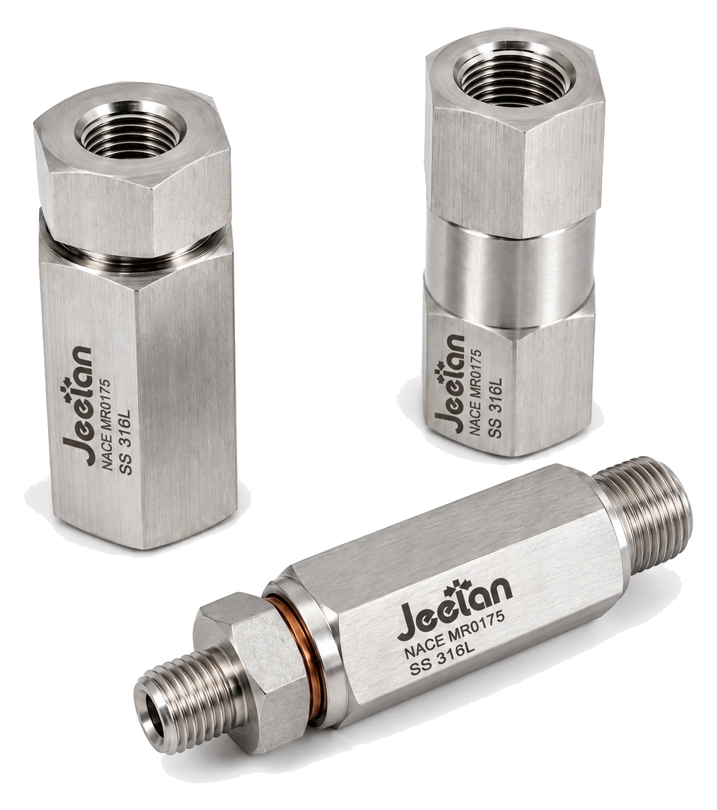 Jeetan Fluid Power High-Pressure Check Valves 10,000 PSI