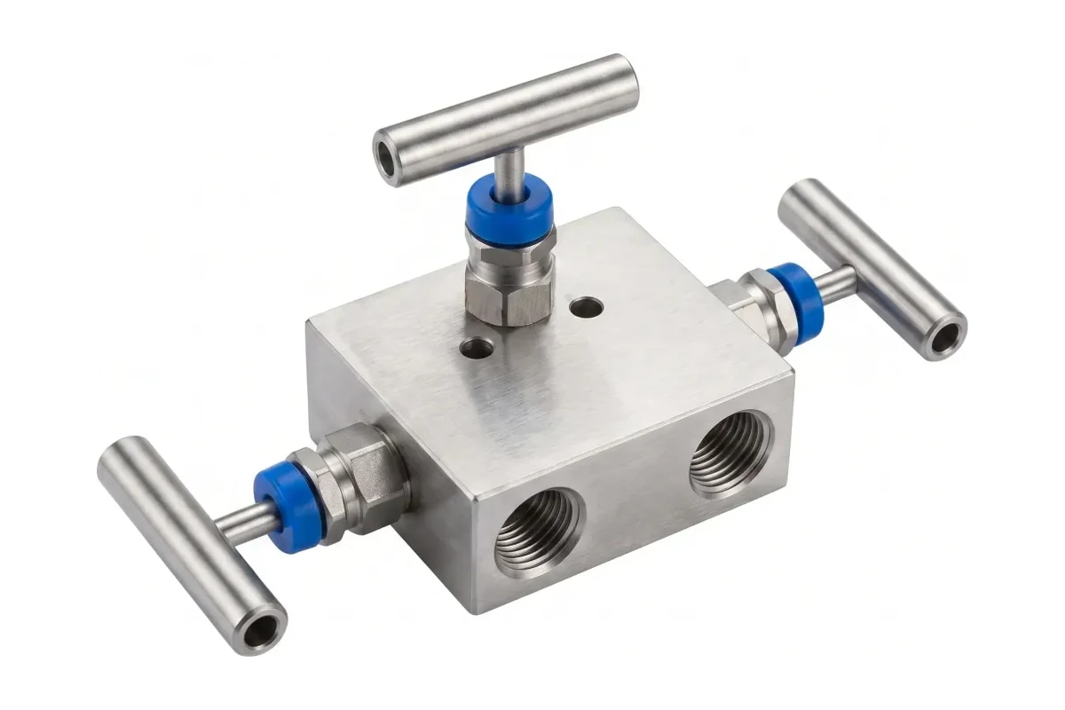 Jeetan Fluid Power 3-Valve Differential Pressure Manifold