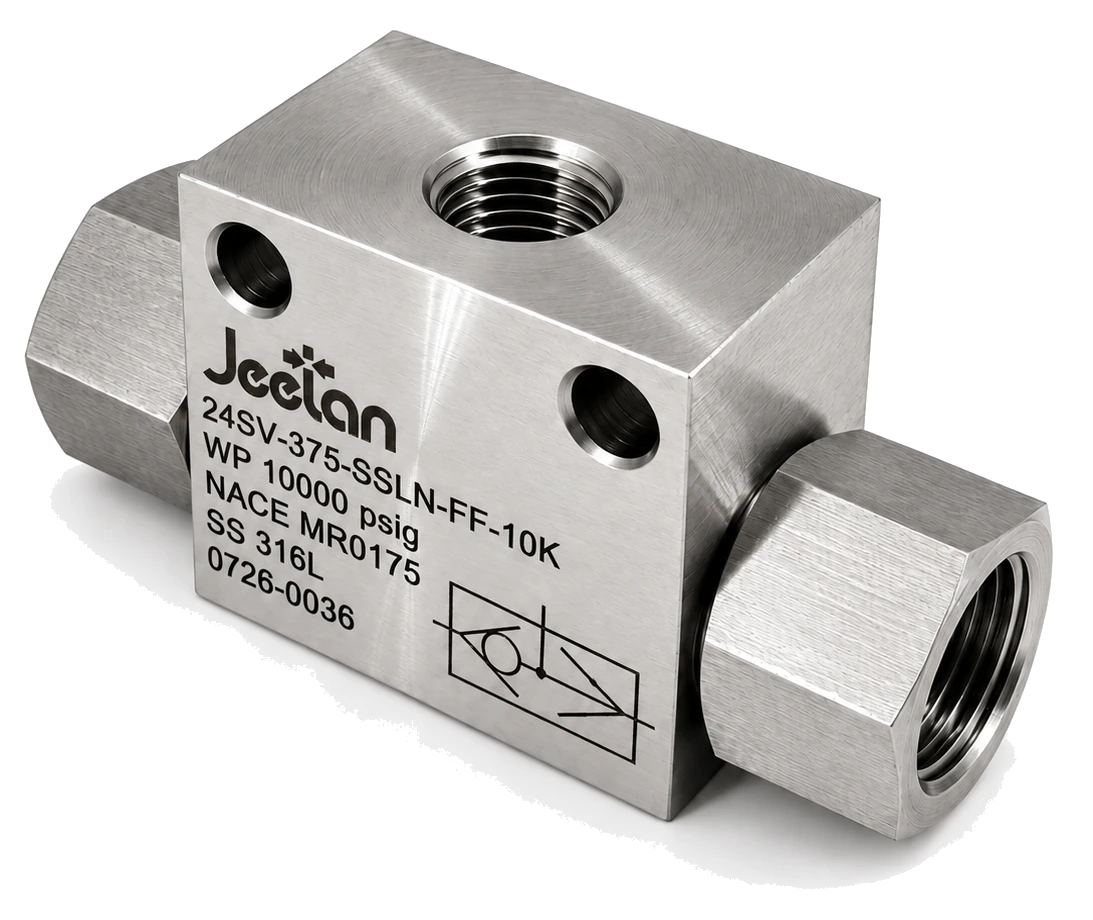 Jeetan Fluid Power High-Pressure Hydraulic Shuttle Valves